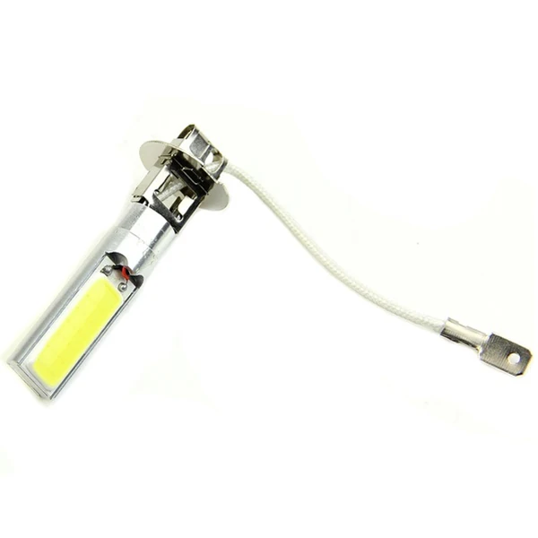 12V H3 COB светодиодный супер яркий белый светильник лампа противотуманный ходовой