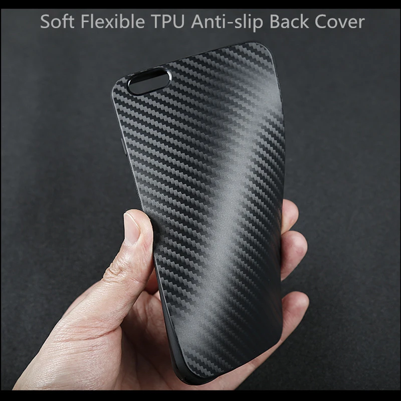CONNICS Carbon Fiber Case Для iPhone 6 S 7 Twill Шаблон Оболочки ТПУ PU Soft Phone Обложка Apple s Плюс Случаях