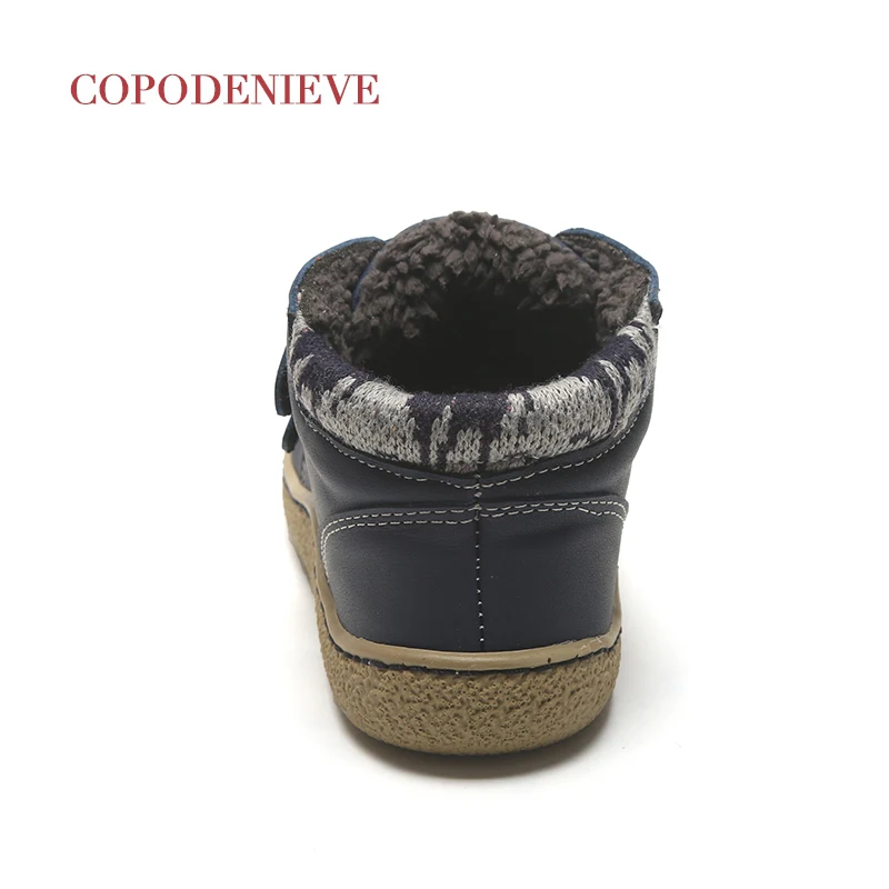 COPODENIEVE детские сапоги, детская обувь, кожаные детские сапоги, утолщение и сохранение тепла зимой