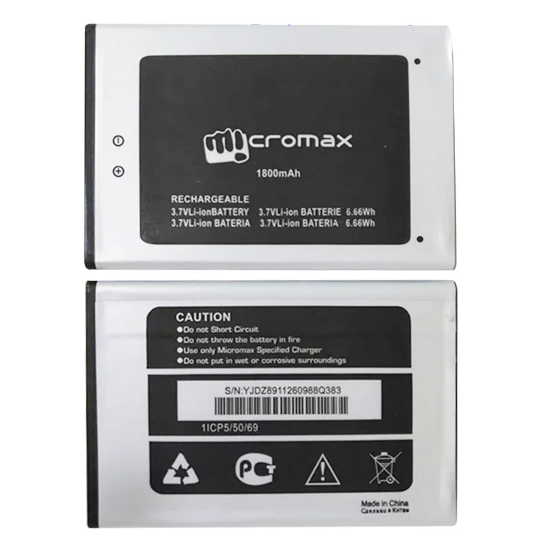 New High Quality For Micromax Q383 Bolt Replacement mobile cellphone smart phone Battery Battereies+track code