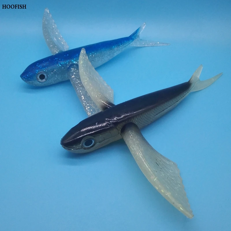 HOOFISH 120 г/22 см летающая рыба бионические приманки Мягкая приманка тунец масло