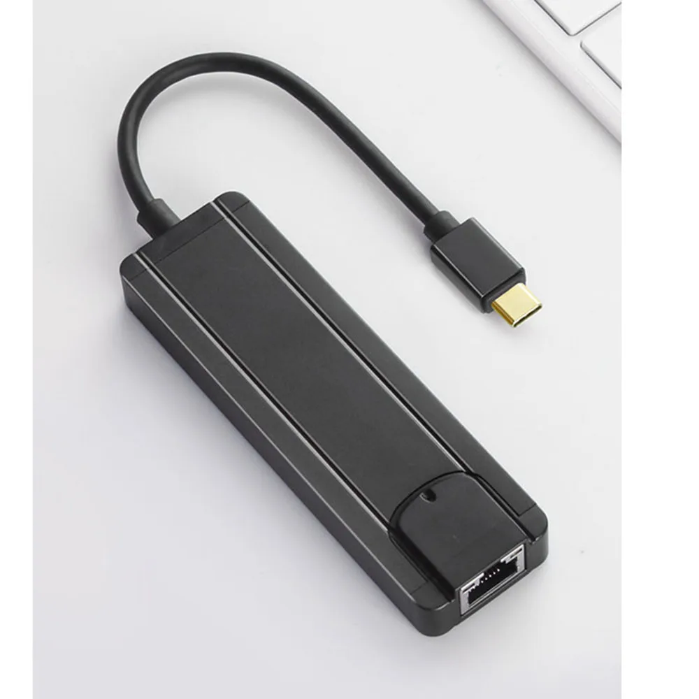 Док-станция Fealushon type C-HDMI USB3.0 RJ45 Gigabit PD Hub для ноутбука Macbook Pro hp DELL Surface lenovo samsung Dock