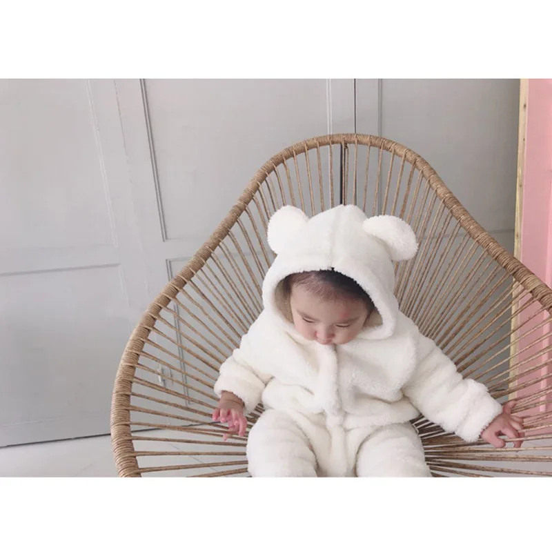 Angou Baby/милый медведь для малышей, сохраняющий тепло, Двусторонний пуховик Lin Tai, для мужчин и женщин, детская зимняя одежда, одежда из Казахстана