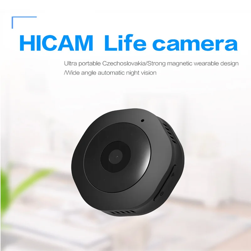 HD мини носимая IP камера 1080P инфракрасная ночного видения обнаружение движения