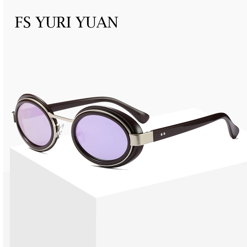 FS YURI YUAN put 2017 новые модные очки Cobain HD линзы UV400 Высокое качество овальные