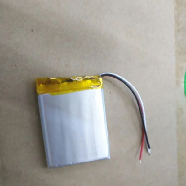3,7 v li po литий-ионные аккумуляторы 3 7 v 3,7 V литий-полимерный аккумулятор 603443 3-линейный рекордер E дорожный gps навигатор