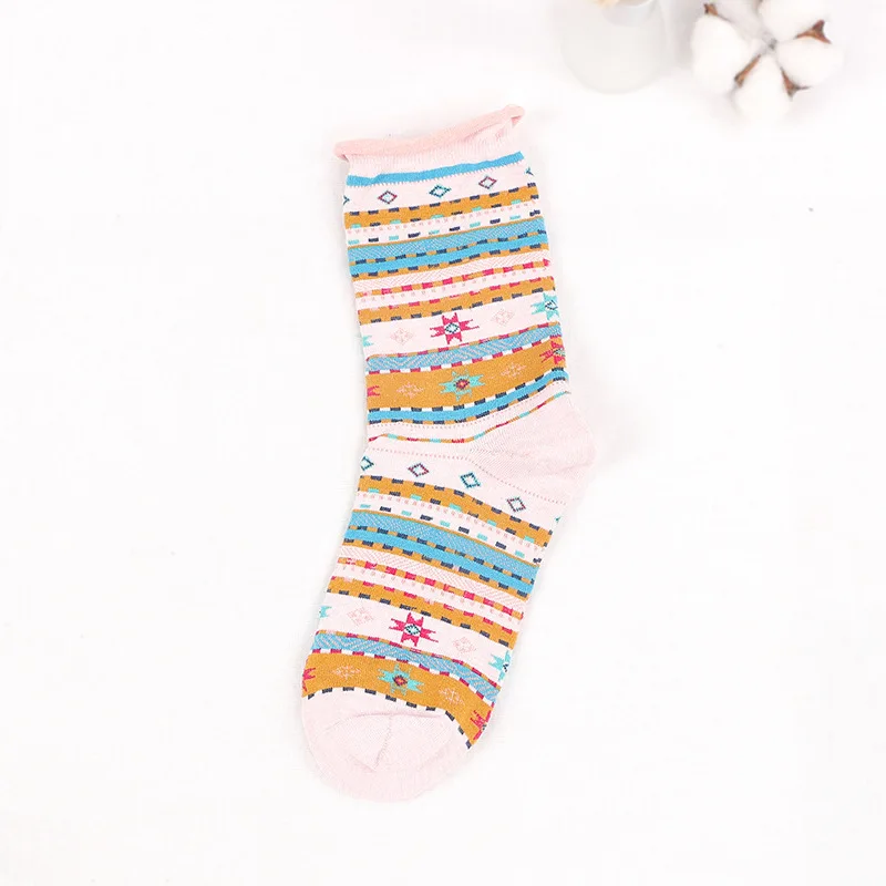 2017 Winter Socks Thickening Full Pile Korea Restore Ancient Long Canister Nation Wind Beautiful Leg Moisture Absorption Cotton | Женская