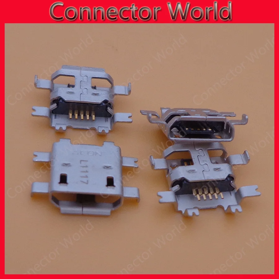 10-100 шт./лот Новый мини Micro USB гнездо разъема порта зарядки для HTC Sensation XE G14 Z715E Z710E G18 мобильного телефона.