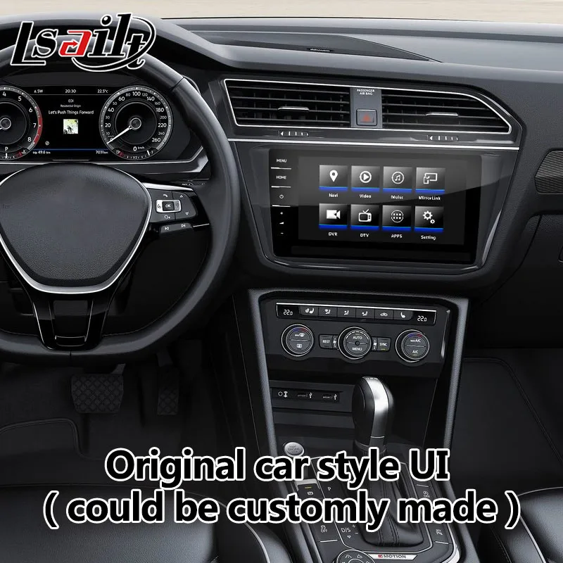 Интерфейс Android / carplay для Volkswagen Tiguan 2017 MIB MIB2 system 6 5 8 9 2 &quotAndroid видеоинтерфейс