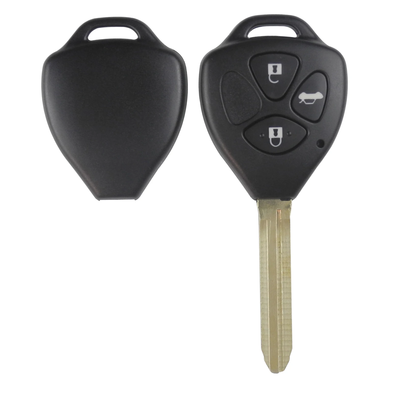 Дистанционный ключ для Toyota Yaris Prado Tarago Camry Corolla RAV4 Hilux Vitz Aqua eiz Crown Avalon Venza 2007-2012 Toy43 Blade