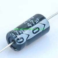 10pcs 25v 47uf voltages axial electrolytic capacitor for audio guitar tube amp diy