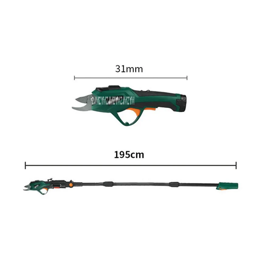 New DC3.6V 1.3Ah Lithium Electric Multi-purpose Pruning Shears ET1505 Gardening Fruit Tree ( With Extension Bar) | Инструменты