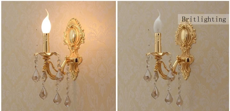 Бра свечи Из светодиодов стены бра хрустальные светильники домашние из