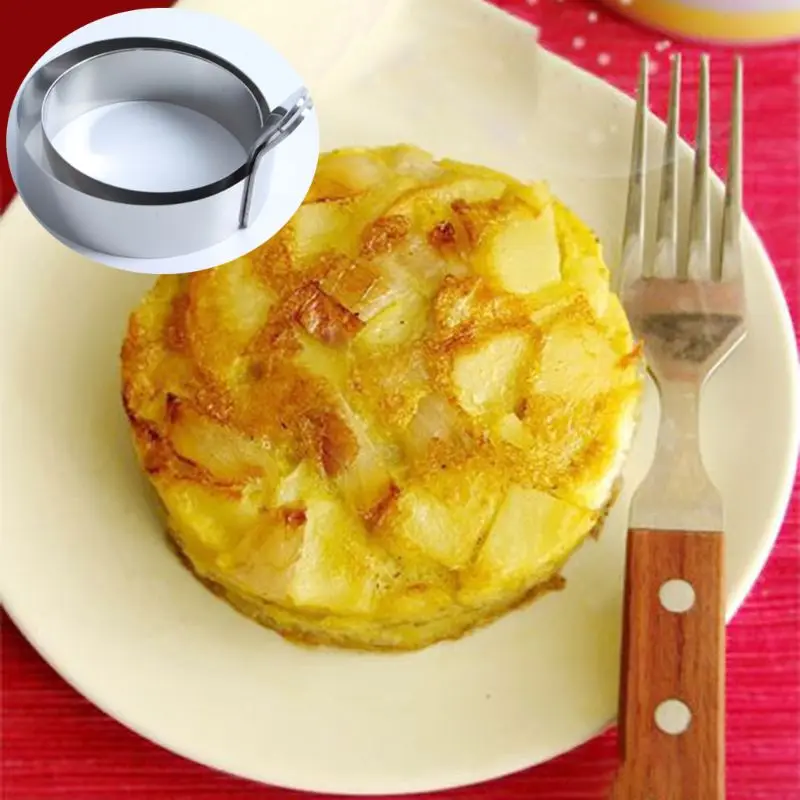 

Stainless Steel Egg Mold 7.5/9cm Fried Egg Ring Pancake Mould Egg Mold Cooking Kitchen Accessories Gadget Tool 2 Sizes