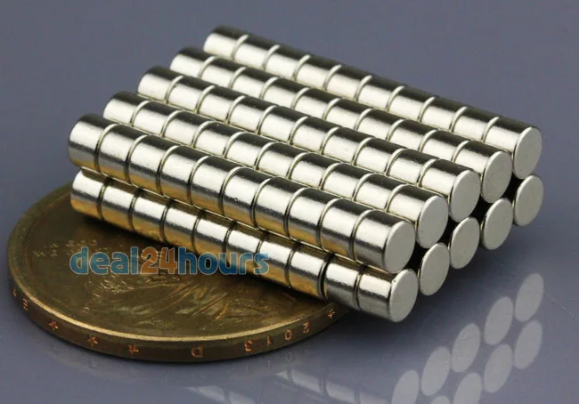 OMO Magnetics 50 шт. N50 Супер Сильные круглые дисковые цилиндрические Магниты
