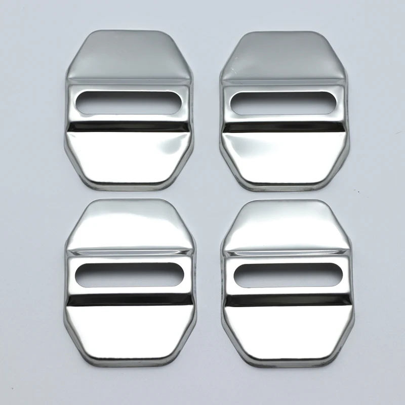 4 шт. авто корпус из нержавеющей стали дверной замок Пряжка Защитная крышка для