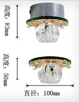 Потолочная люстра Colorpai 3 Вт светодиодная белая теплая для гостиной AC220 240V|hallway
