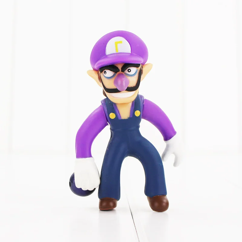 H 10 видов стилей Супер Марио Bros Теплозаправщик koopa Йоши Марио Луиджи Ослик Конг ПВХ фигурка, Игрушечная модель куклы - Цвет: H