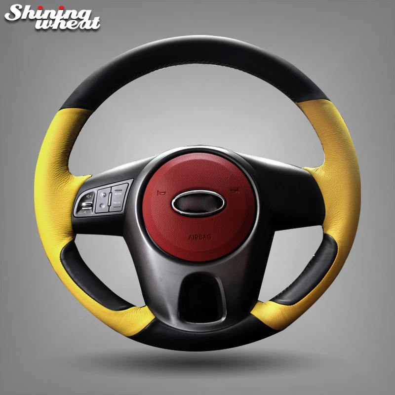 Чехол из натуральной кожи для руля Kia Forte Soul Rio 2009 2011|Чехлы на руль| |