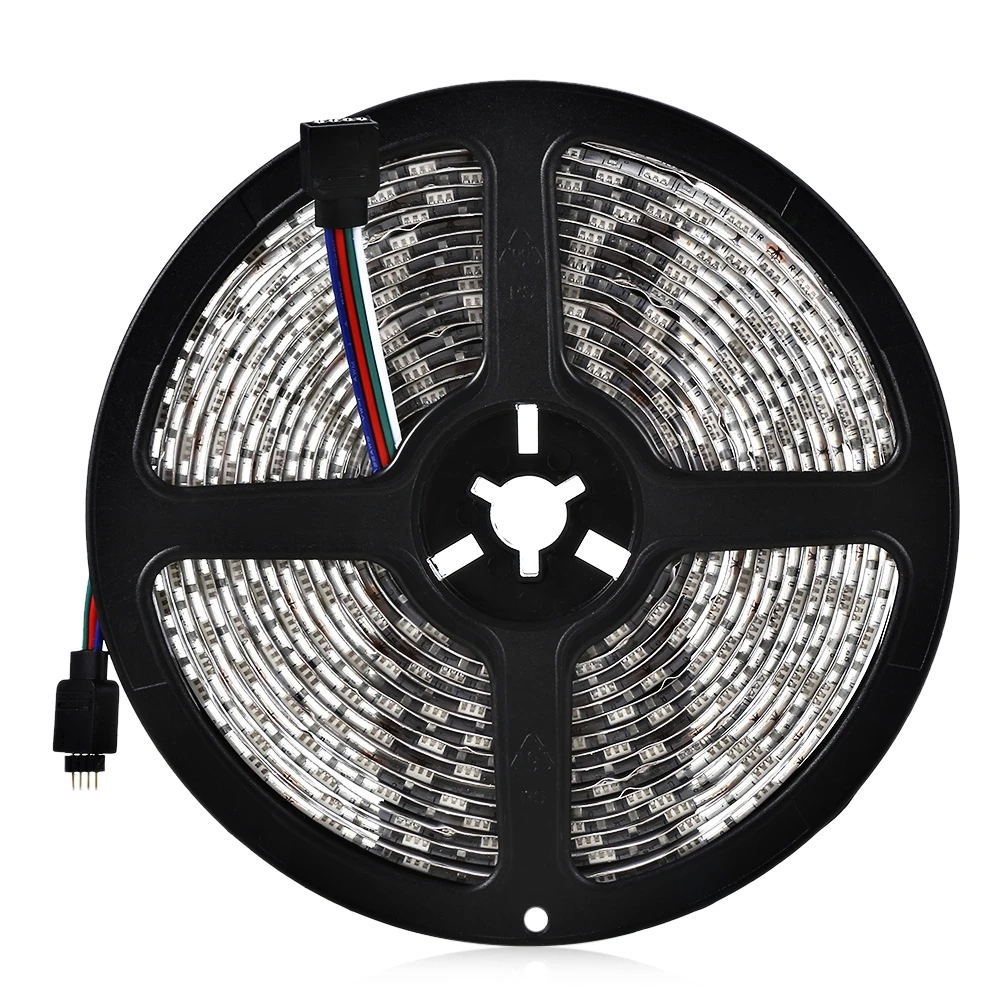 FS RGB 5050 60 5 м 300 светодиодный s цветной Диммируемый гибкий плоский ленточный