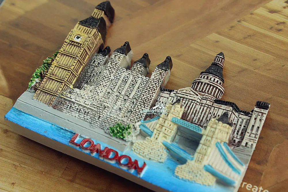 Сувенир для туристического путешествия магнитный 3d-холодильник из смолы | Дом и