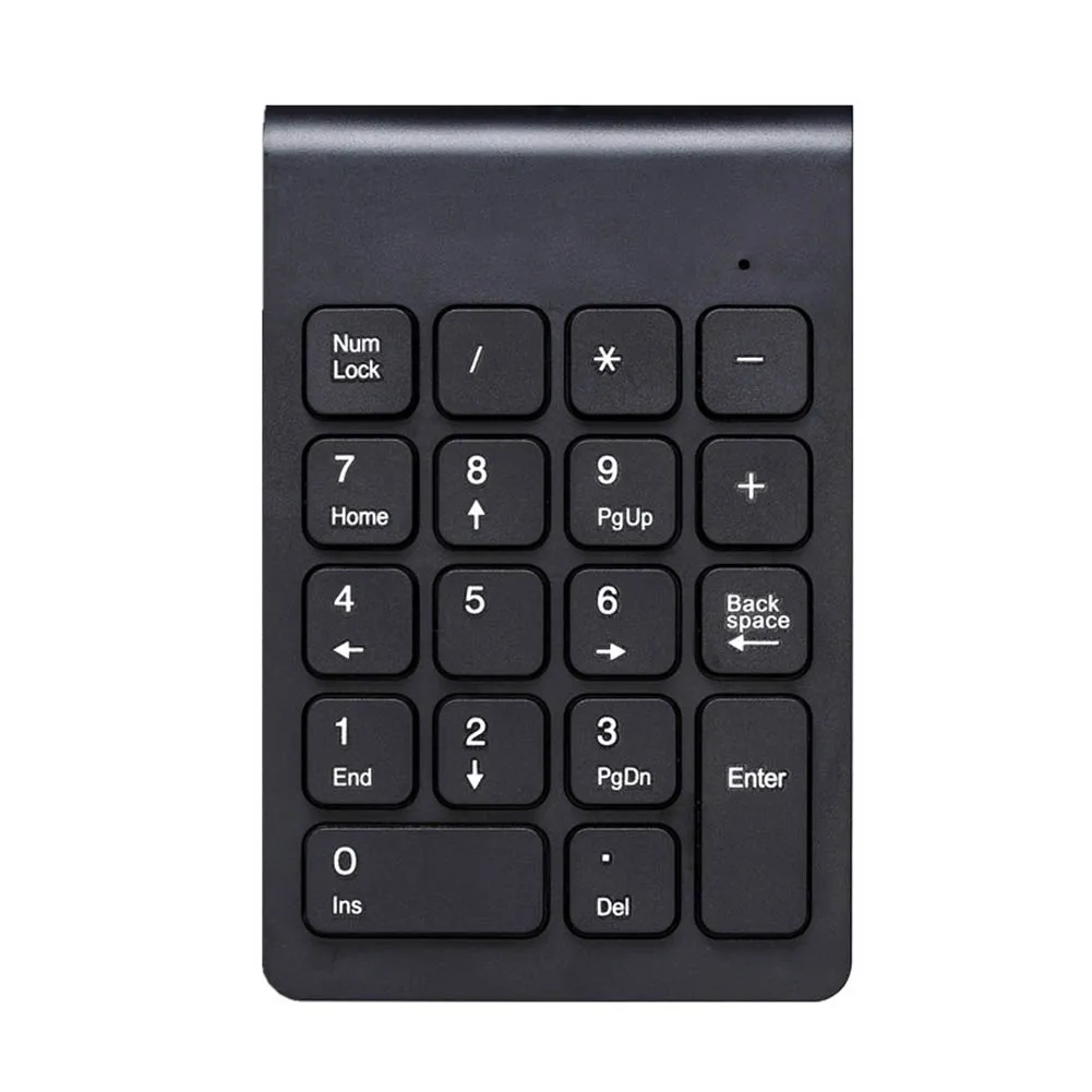 Портативная 2 4G беспроводная цифровая клавиатура USB с номером Pad 18 клавиш мини для
