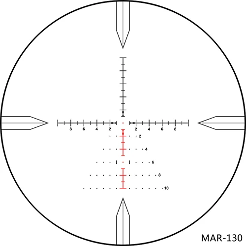 Grid 130 Официальный MARCOOL Stalker 5-30x56 HD IR FFP Открытый тактический дальний охотничий прицел снайперский оптический прицел - Цвет: Grid 130