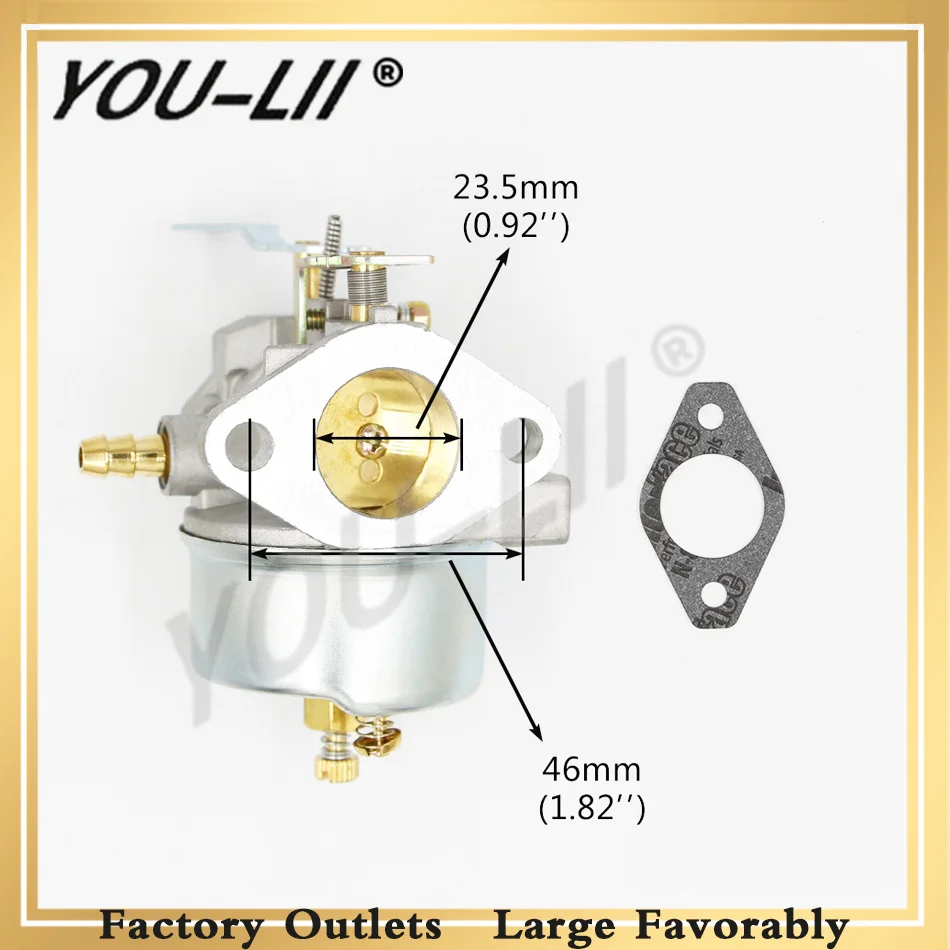 YOULII абсолютно новый карбюратор для Tecumseh 632370A 632370 632110 Carb газонокосилки