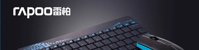 Водонепроницаемый Rapoo X220 2,4G Мультимедиа мини беспроводная клавиатура и мышь комбо для ПК Mac ноутбуки настольные компьютеры геймер