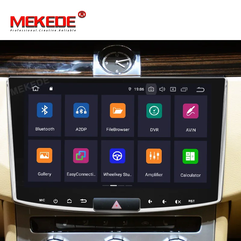 MEKEDE 10," PX30 Android 9,0 автомобильный dvd мультимедийный стерео для Volkswagen VW Passat B6 B7 CC Magotan 2011- gps navi авторадио