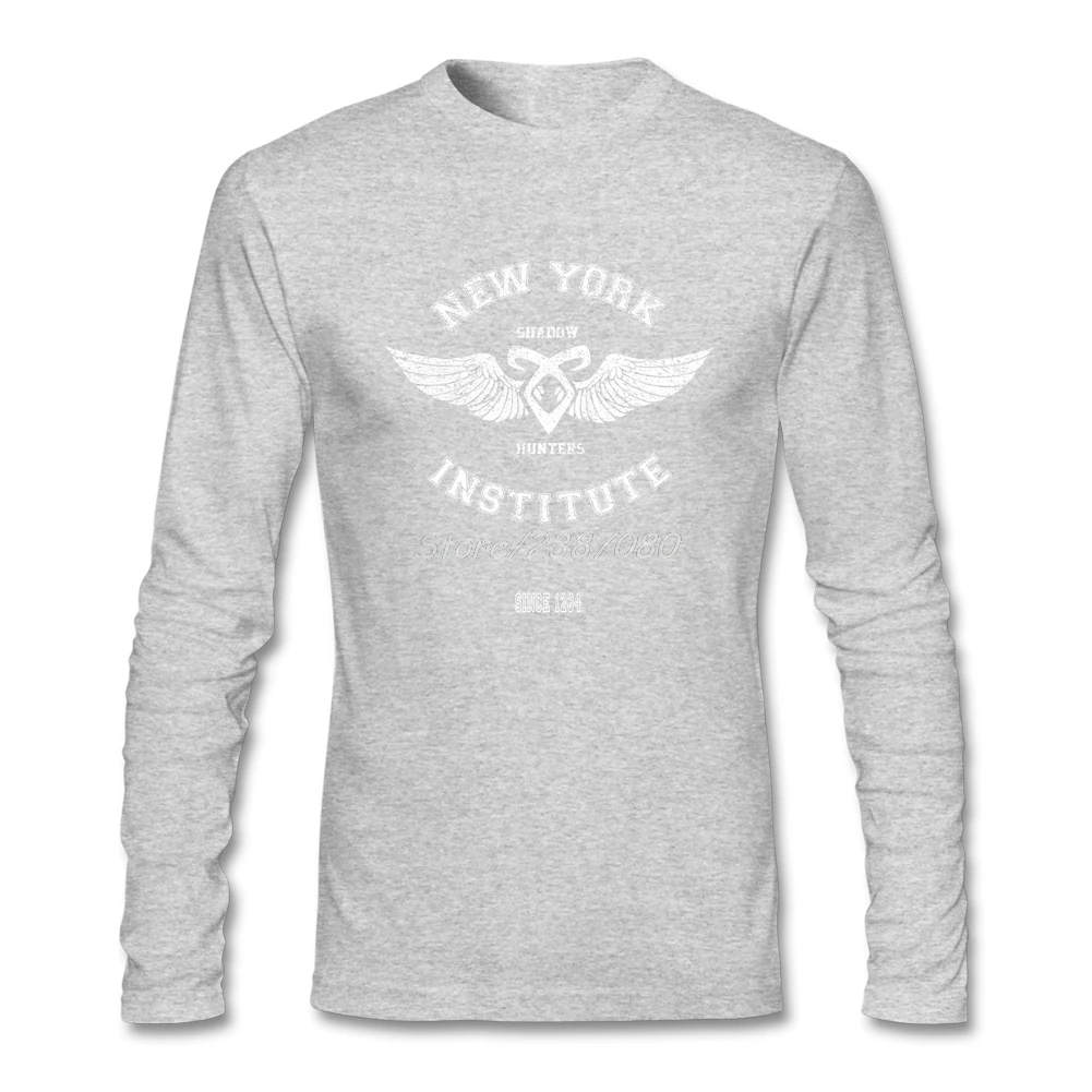 Нью-Йорк сумеречные футболка на заказ с длинным рукавом Для мужчин в стиле