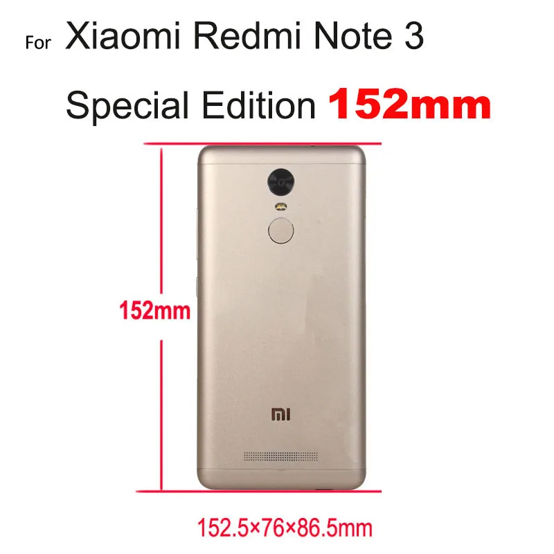 transparent for 152 Thouport закаленное стекло для Xiaomi Redmi Note 3 Pro Prime Note3 SE специальное издание 152 мм Защитная пленка для экрана - Цвет: transparent for 152