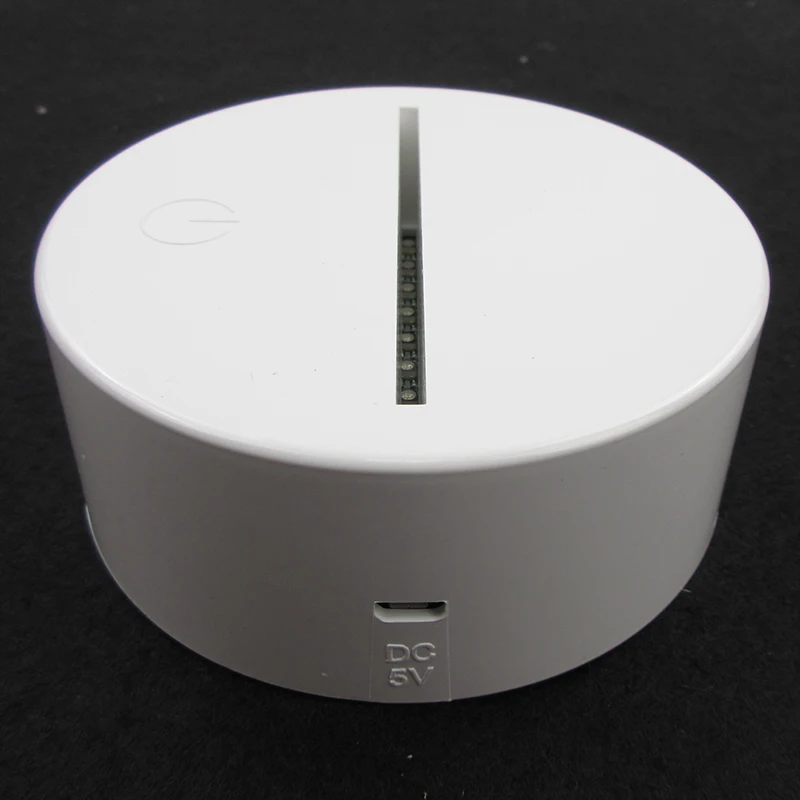 Бесплатная доставка 1 шт. 3D огни из светодиодов ночник акриловые красочные