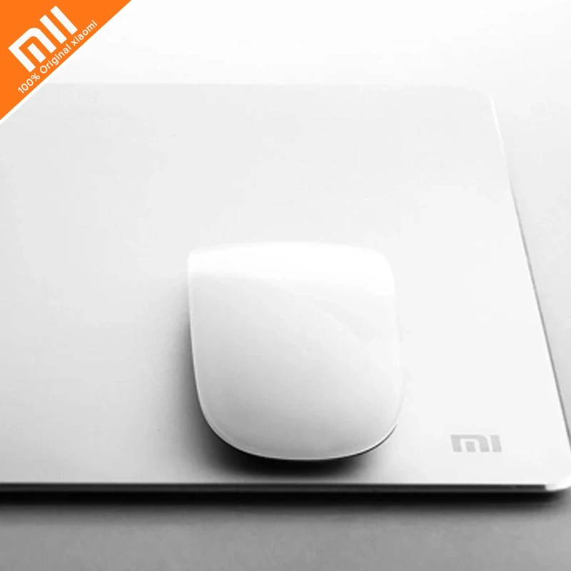 Аутентичный Металлический Коврик для мыши Xiaomi высокое качество 18*24 см * 3 мм 32*18