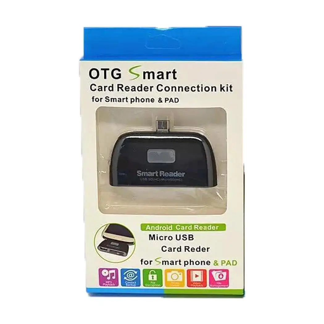 Микро USB кардридер OTG/TF/SD смарт-ридер концентратор Разъем для Samsung Android мобильного