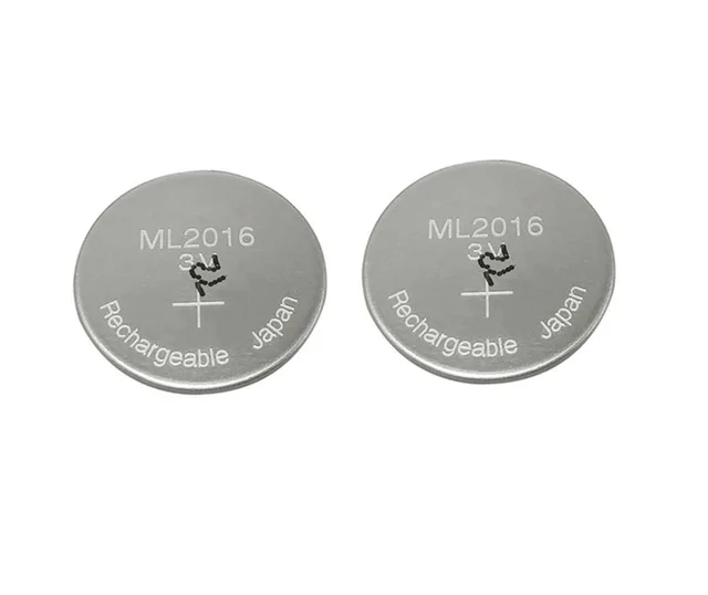 Новые оригинальные литий ионные перезаряжаемые батарейки ML2016 ML 2016 3v 2 шт./лот CMOS
