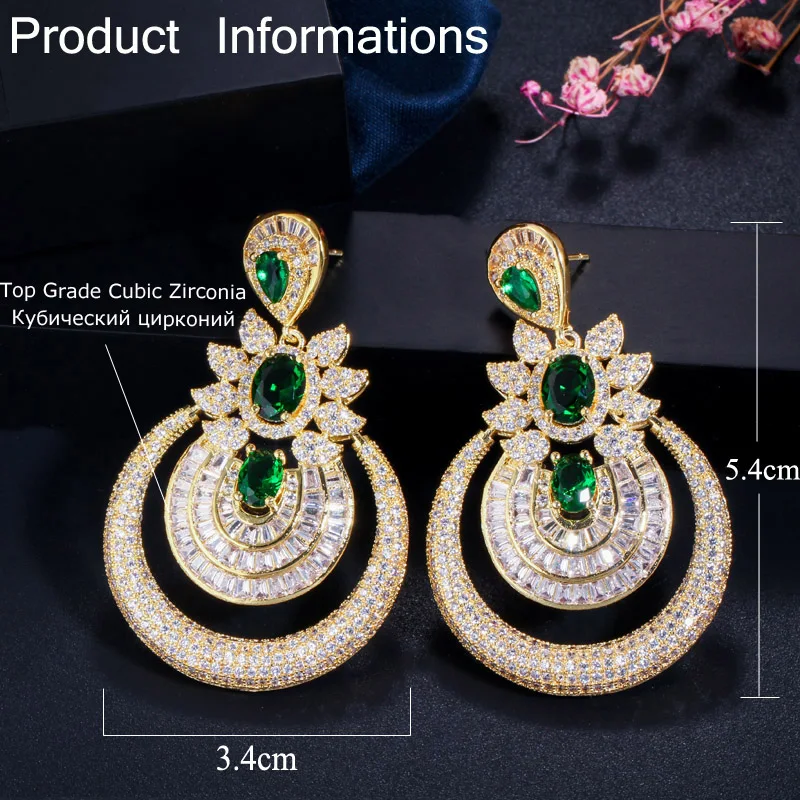 Женские серьги-капельки ThreeGraces в Африканском и нигерийском стиле роскошные