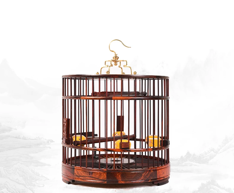 Лаос палисандр наклейки птицы и птичья клетка принадлежности гнездо для