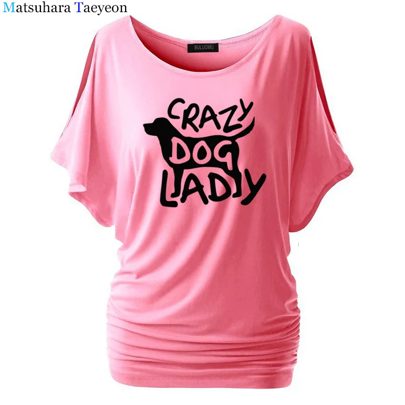 

Модная женская футболка с надписью Crazy Dog Lady, Повседневная хлопковая хипстерская забавная футболка для девушек, женский топ, Прямая поставка