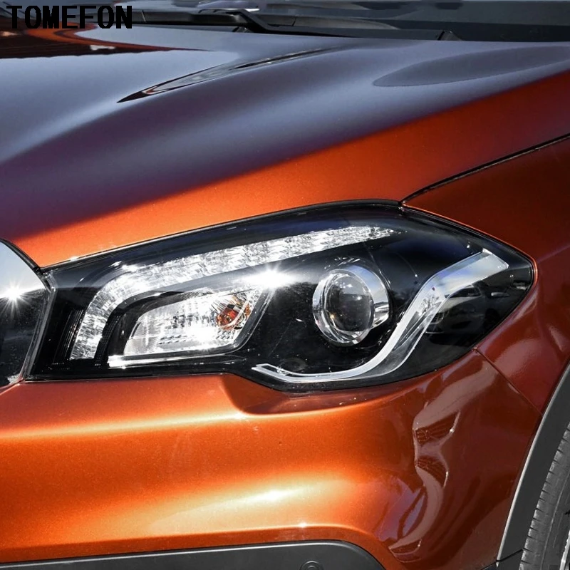 TOMEFON внешние аксессуары для автомобиля 2 шт. Suzuki SX4 S Cross Facelift 2017 2018 ABS Хром Передняя