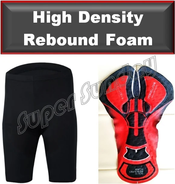 

Team Cycling Shorts Cycling Sportswear Bike Padded Shorts High Density Rebound Pad Bicycle Pants Free Shipping FMDK1