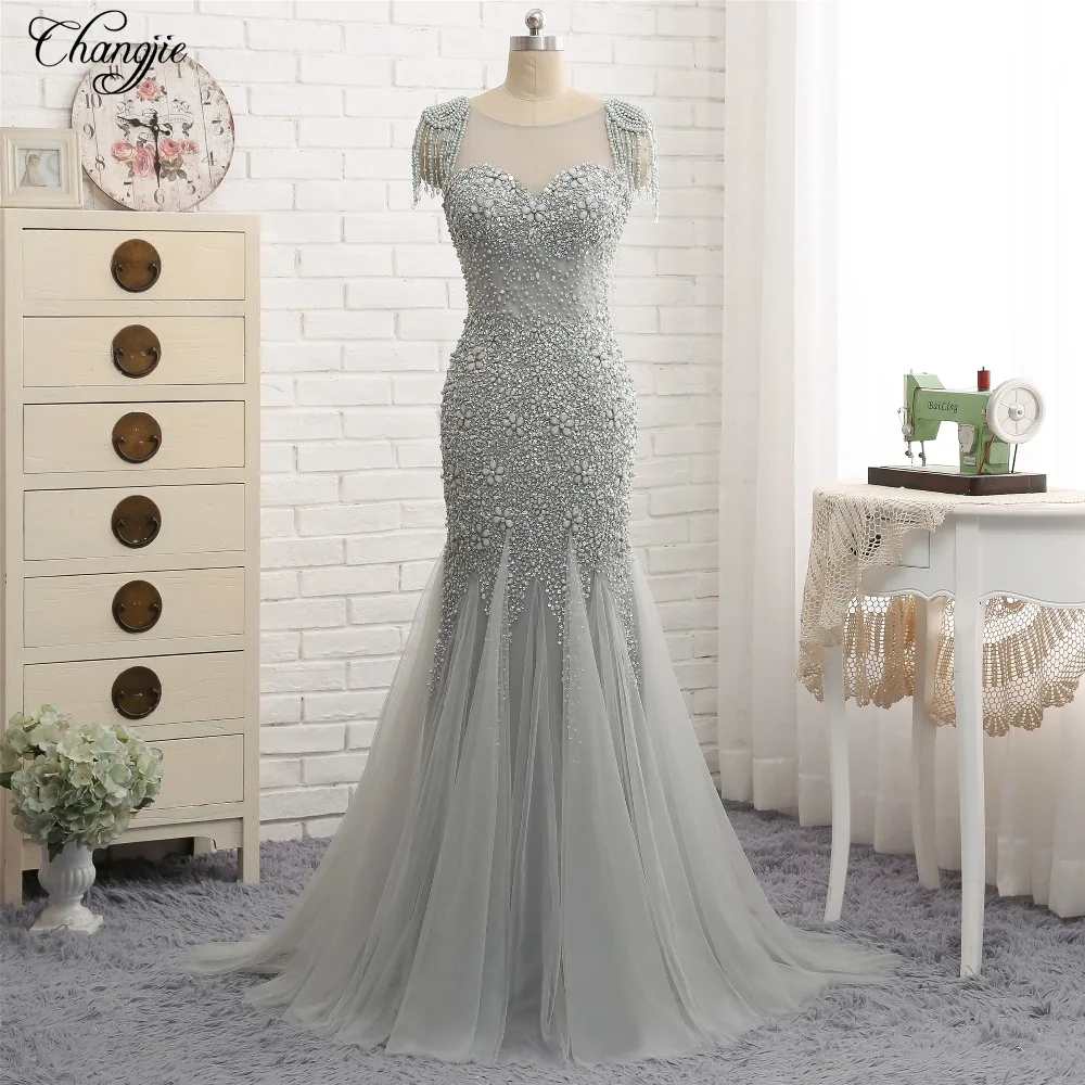 Элегантное Длинное Вечернее Платье 2018 длинное платье-русалка без рукавов длина