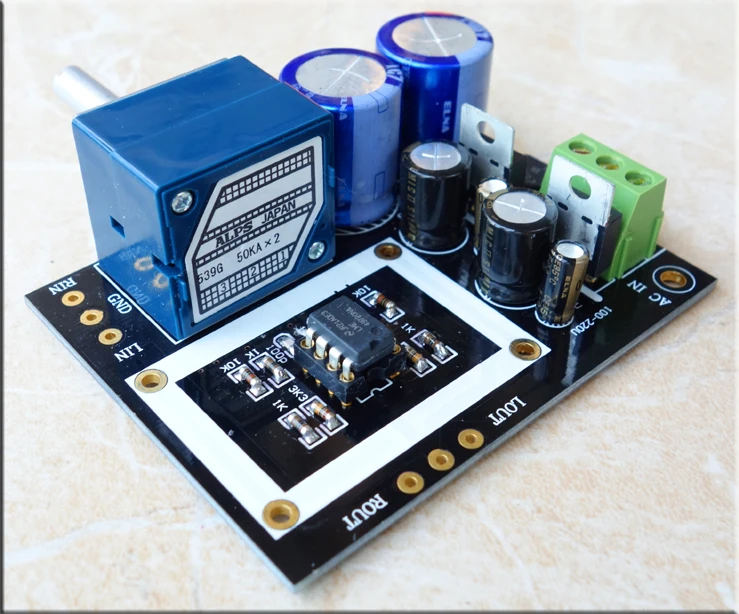 Полный DC экранированный op-AMP HiFi Предварительный усилитель в сборе |