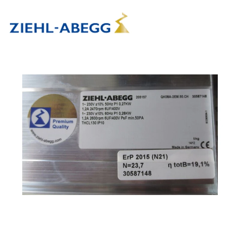 QK08A-2EM.50.CH Германия Xerox ziehl-abegg новый оригинальный импортный поперечный вентилятор |