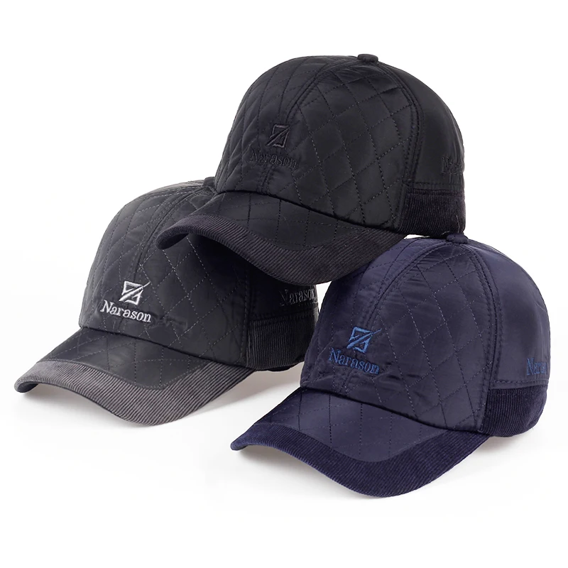 TUNICA теплая зимняя бейсболка для мужчин бренд Snapback черная однотонная шапочка, бейсбол мужские зимние шапочки ушанка хлопок