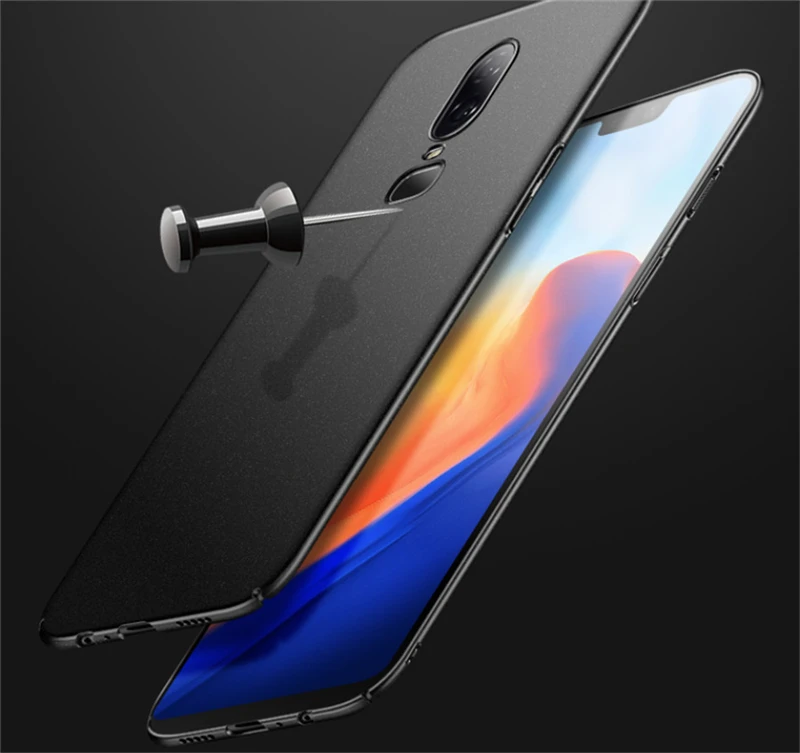 Для Oneplus 6T чехол матовый чехол для телефона для One Plus Oneplus6 металлический пластиковый автомобильный Магнитный чехол-держатель для Oneplus 6 1+ 6 Чехол в виде ракушки