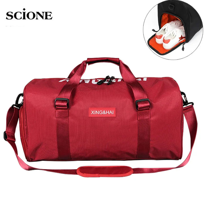 Yoga Fitness Gym bag sac de sport bags Handbags For Women Shoes Tas Travel Training Waterproof Big Pack Nylon Shoulder XA579WA | Спорт и