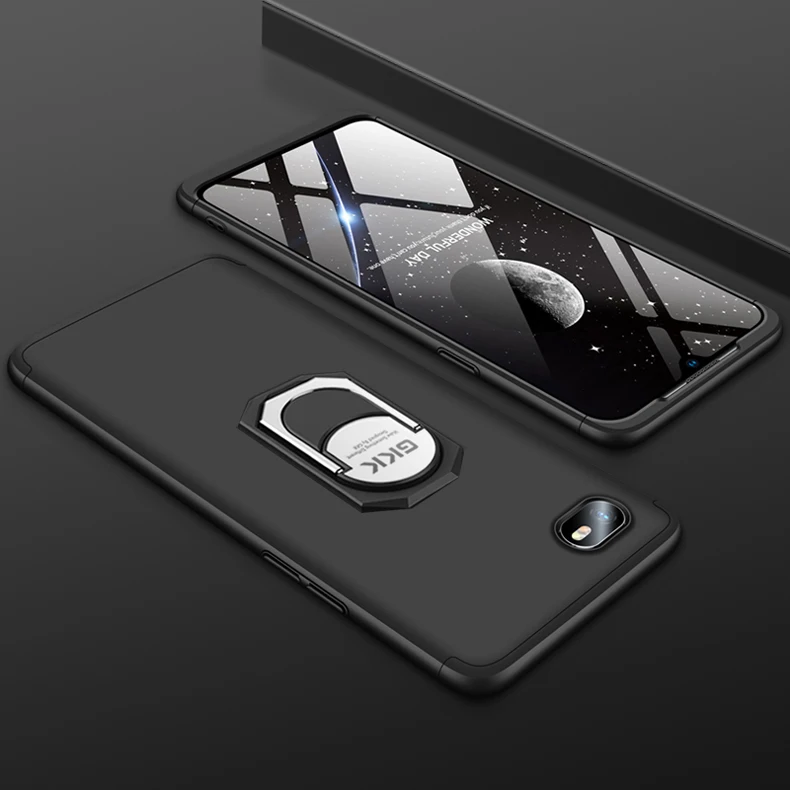 Чехол OPPO Realme C2, роскошный защитный чехол с кольцом, противоударный чехол для Realme 3 Pro 2 U1 1 C1, чехол