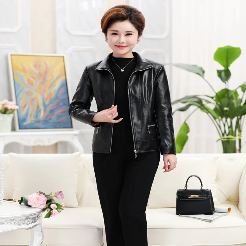 Vangull, женские Куртки из искусственной кожи, модные, Осенние, зимние, женские, одноцветные, искусственная кожа, пальто с длинным рукавом размера плюс, женская кожаная куртка