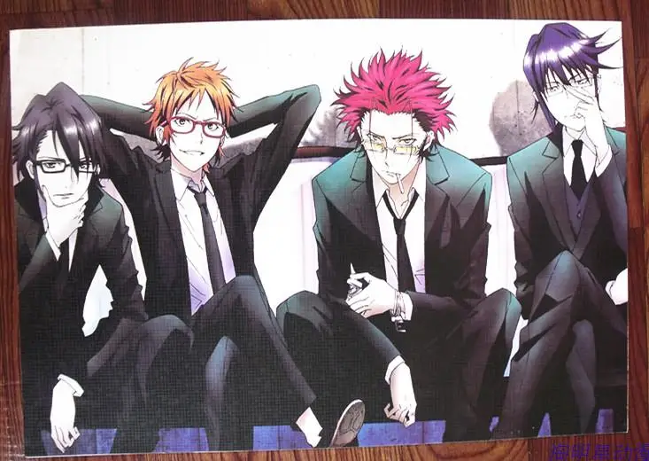 8 pcs K MISSING KINGS poster set anime Isana Yatogami NEKO Yukizome Kushina figures posters 42x29cm for walls free shipping | Игрушки и